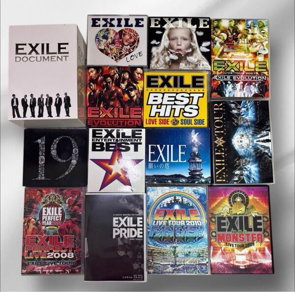 超美品 EXILE DVD セット 7枚組 & 13枚のDVD 全部セット