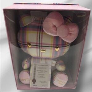 新品【0847】 ハローキティ 50thBOX入りぬいぐるみ(ドレスタータン)