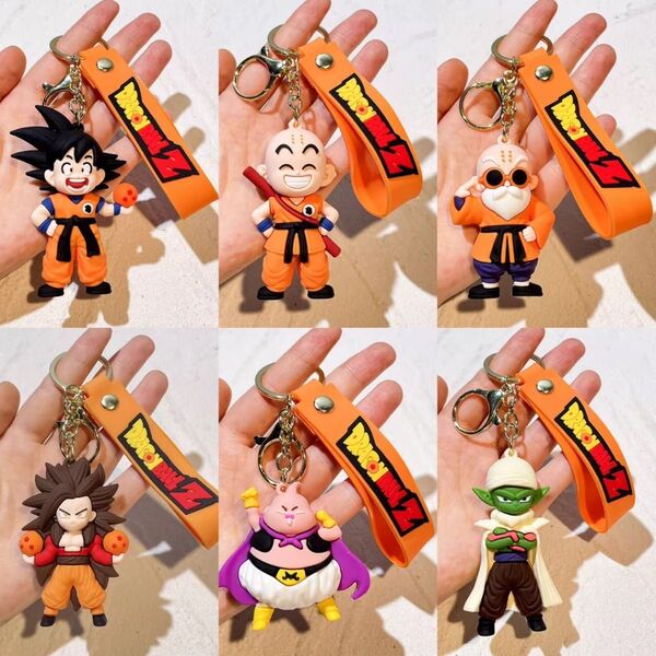 新品 ドラゴンボールZ フィギュアキーホルダー キーリング 6体セット