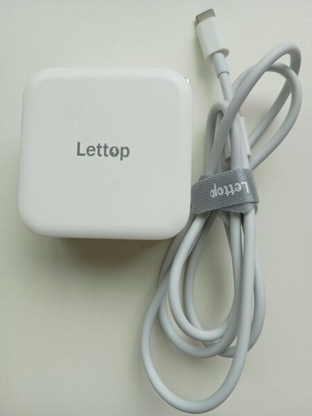 充電器 PD iPhone16 タイプCケーブル付き USB-C 65W 急速充電器 2PORT lettop