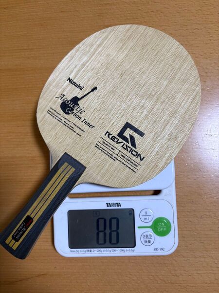 Nittaku Acoustic Carbon Inner KEVISION 卓球ラケット