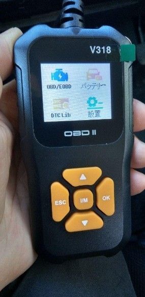 自動車故障診断機.OBD2.V318.カラー.日本語.