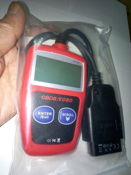 自動車故障診断機.障害コード、診断スキャンツール 読取りと消去OBD2.MS309.【未使用】