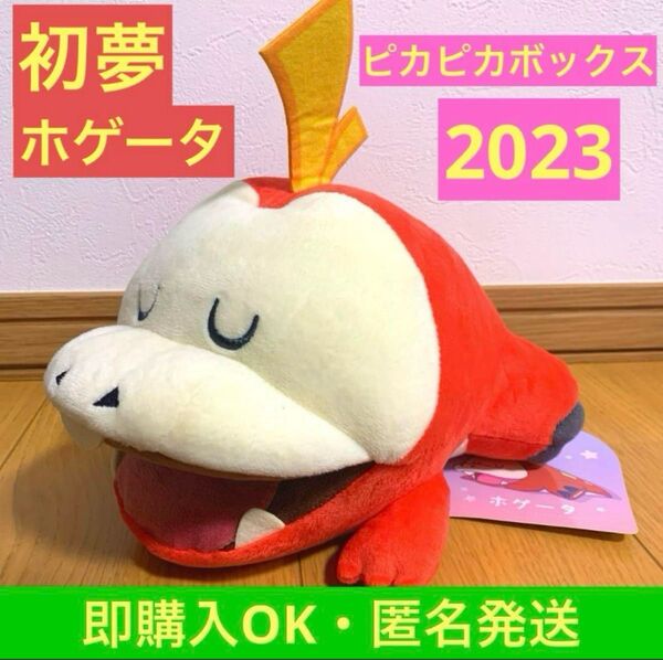 ポケットモンスター ピカピカボックス2023 ホゲータ 初夢 ぬいぐるみ ポケモン ポケモンセンター タグ付き