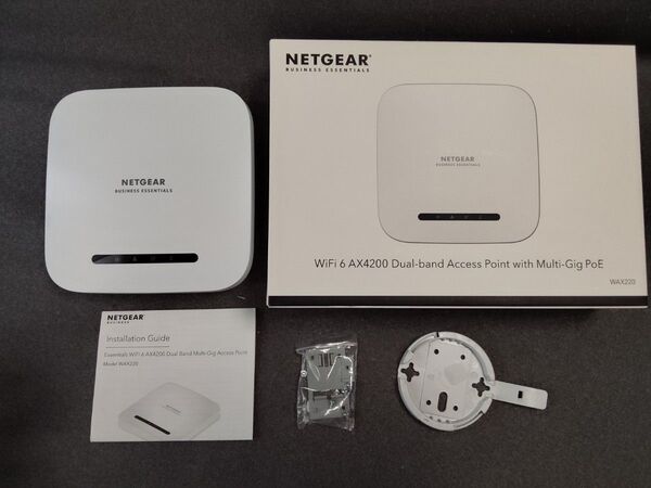 NETGEAR WAX220 2.5GbE 無線LAN アクセスポイント 業務用 ネットギア AX4200 WIFI6 PoE+