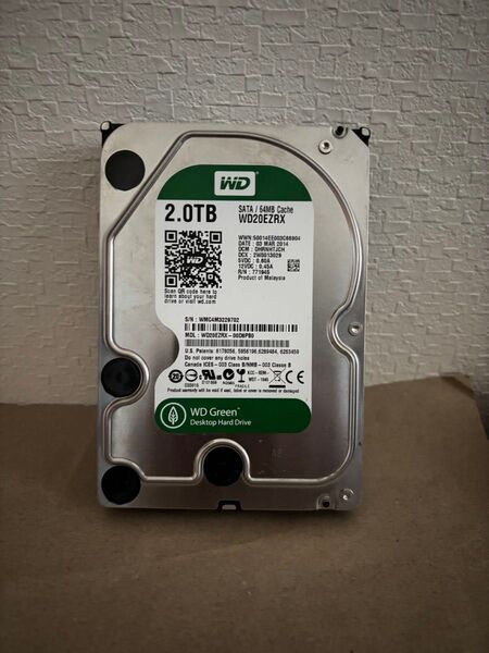 Western Digital 2TB HDD WD20EZRX 702