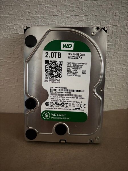 Western Digital 2TB HDD WD20EZRX 599