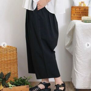 新品 サマンサモスモス 【接触冷感】コクーンパンツ ブラック SM2