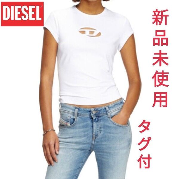 DIESEL レディース Tシャツ T-ANGIE XS Dロゴ