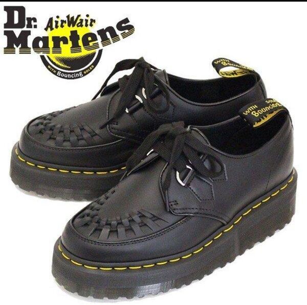 値下げ!美品・Dr.Martens 8065 MARY JANE QUAD UK4 黒 ドクターマーチン シドニー