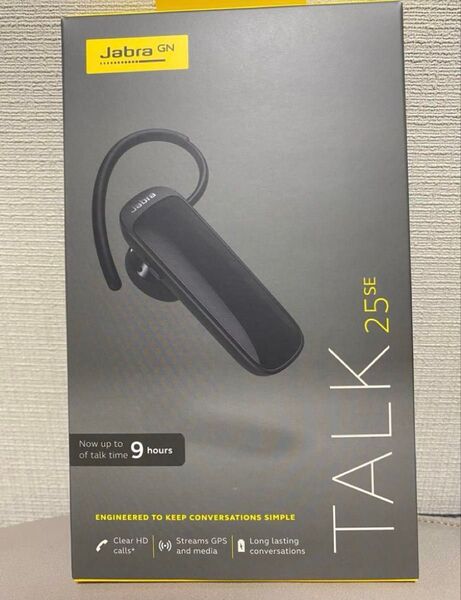 【新品未開封】Jabra Talk 25 SE ブラック② ジャブラ ワイヤレスイヤホン