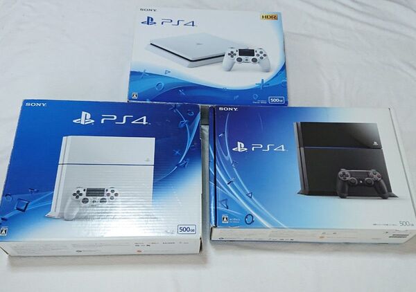 PS4 本体 3台 CUH-1100A 1200A 2200A