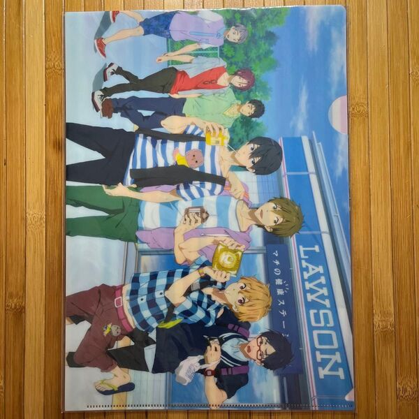 Free!クリアファイル A4サイズ ローソン