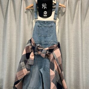 H&M チェックシャツ ピンク