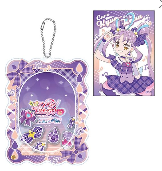 キミとアイドルプリキュア展 シャカシャカアクリルフレーム キュアキュンキュン キミプリ展