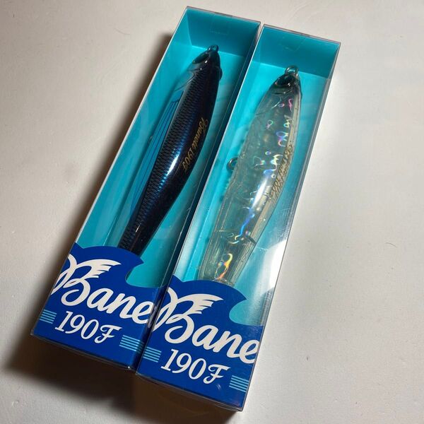 banett 190F 2個セット ダイビングペンシルルア 新品未使用 トビウオ クリスタル