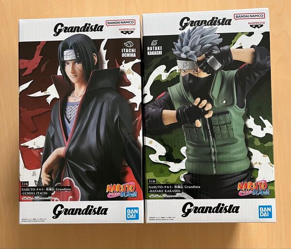 特価 Grandista ナルト うちはイタチ、はたけカカシ フィギュア2体セット
