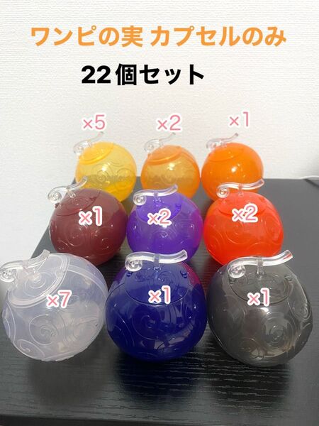 ワンピの実 カプセルのみ 22個セット