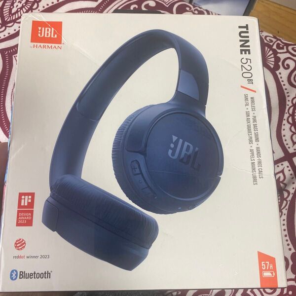 JBL TUNE 520bt ワイヤレスヘッドホン