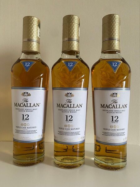 父の日ギフトに 3本セット!マッカラン12年 トリプルカスク 350ml 2025年2月購入 MACALLAN