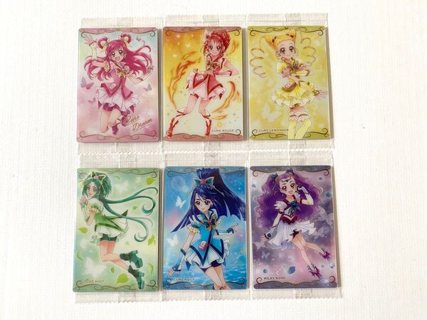 プリキュアカードウエハース8 プリキュア5GoGo! 6枚セット