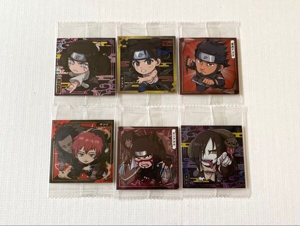 にふぉるめーしょん NARUTO-ナルト- 疾風伝 忍界シールウエハース 6枚セット