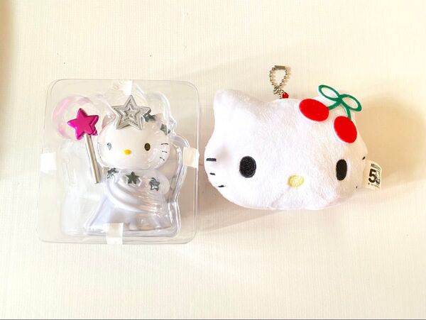 サンリオ HELLO KITTY 50th~ハッピーアニバーサリー★~ A賞 フィギュア・B賞 フェイスチャーム