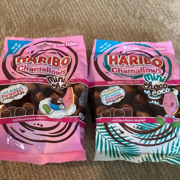 HARIBO Chamallows Mini Choco&Coco 2袋セット Combo