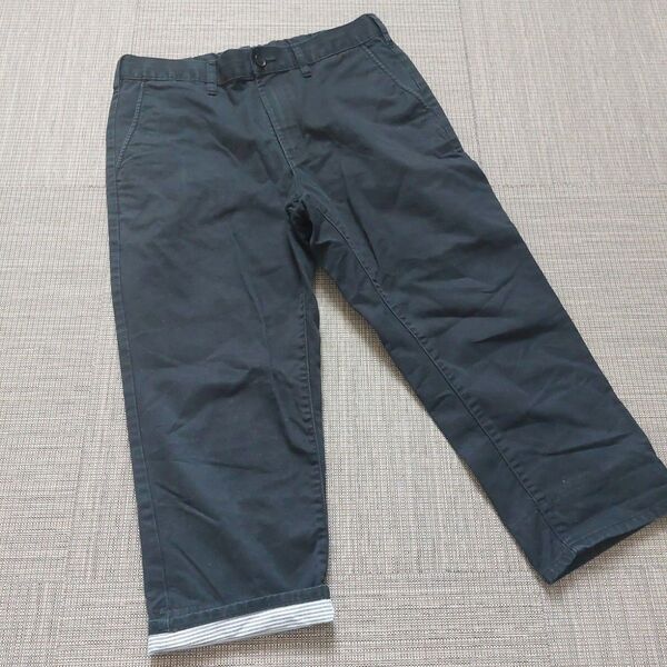 GU メンズ パンツ 七分丈 折り返し M