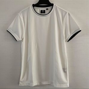 【美品】 UNIQLOxtheory コラボ クルーネック 半袖 Tシャツ ホワイト/Sサイズ