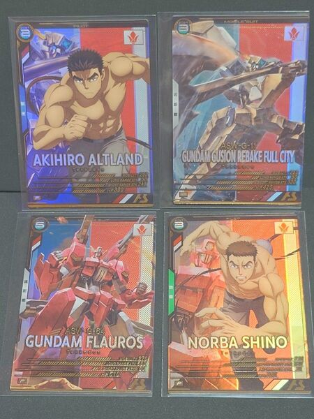 機動戦士ガンダム アーセナルベース 鉄華団 Pレア 4枚セット
