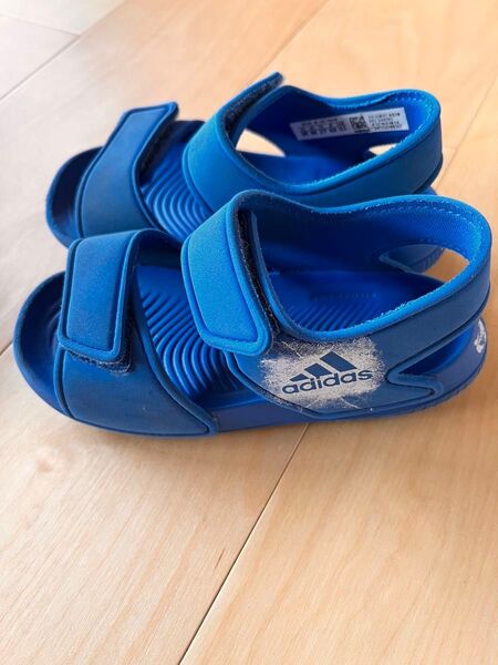 adidas アディダス サンダル 16㎝ ブルー 夏 水遊び 海