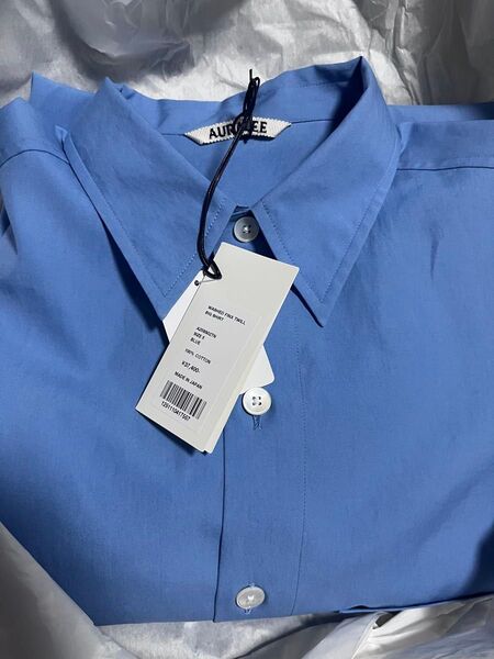 25SS AURALEE WASHED FINX BIG SHIRTS 5