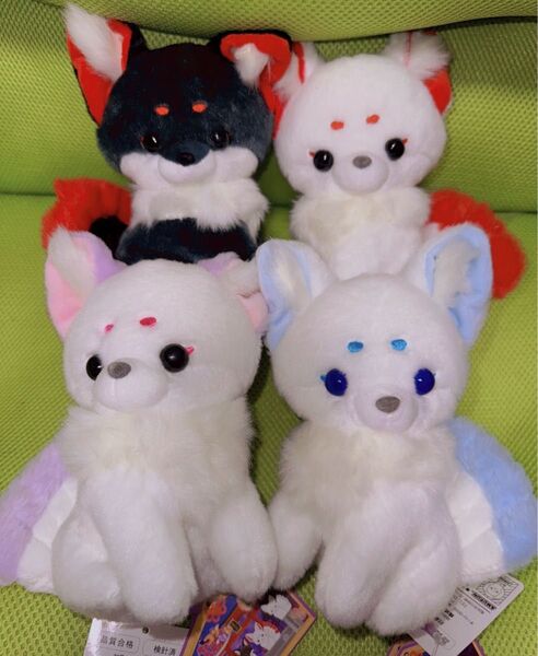【まとめ売り】ちょコンと九尾さま狛狐 19cmサイズ 全種類セット プライズ ぬいぐるみ