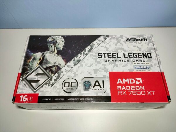 RADEON RX7600XT 16GB ASRock STEEL LEGEND 訳アリ