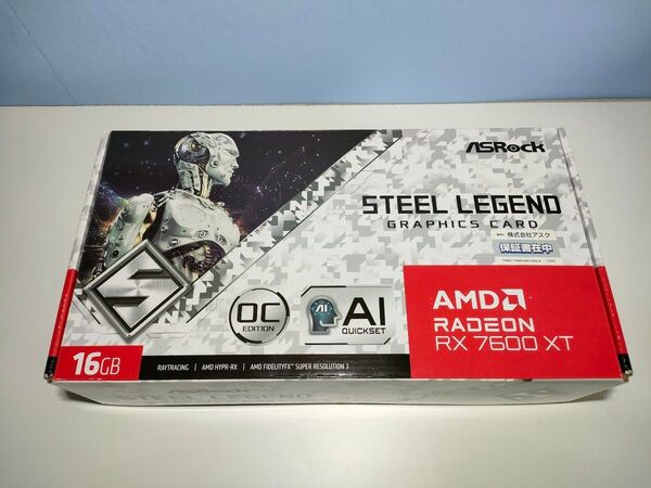 RADEON RX7600XT 16GB OC ASRock STEEL LEGEND 訳あり