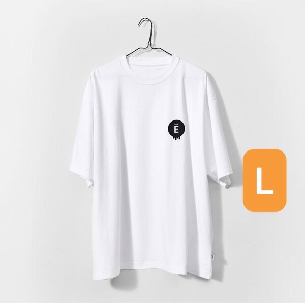 ENNOY CIRCLE E DRIP T-SHIRT WHITE L