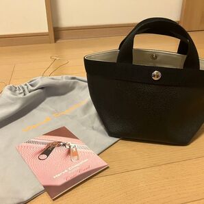 エルベシャプリエ舟型トートバッグ701gpノワールノワール
