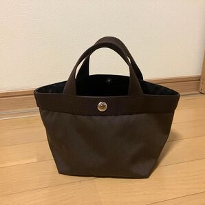 エルベシャプリエ701c舟型トートバッグモカモカ Herve Chapelier