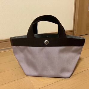 エルベシャプリエ701c舟形トートバッグロテュスモカ