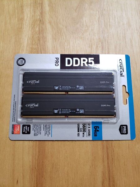 Crucial PC5-44800 DDR5-5600 64GB 2x32GB CP2K32G56C46U5