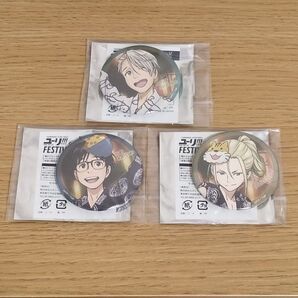 ユーリ!!! on FESTIVAL トレーディング 缶バッジ 勇利 ユーリ ヴィクトル ユーリ!!! on ICE
