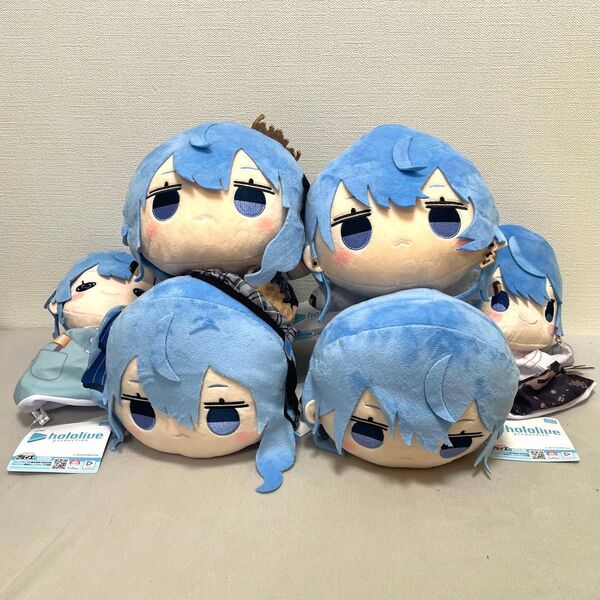 星街すいせい パペットぬいぐるみ 2つ 寝そべりぬいぐるみ 4つ 計6個セット