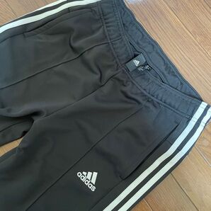 adidas アディダス トラックパンツ ジャージ L スリーストライプス ブラック