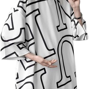 メンズ半袖 Tシャツ おもしろTシャツ 英字柄 Mサイズ