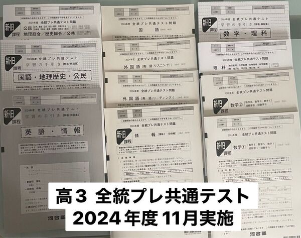 全統プレ共通テスト模試 2024年度
