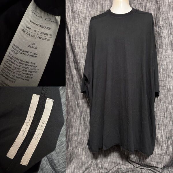 定価78100円 Rick Owens 23SS EDFU TOMMY TEE