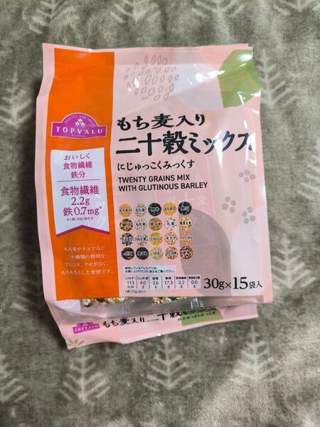 トップバリュー 二十穀ミックス 雑穀米 30g×15袋入り 1個 賞味期限:2026/03