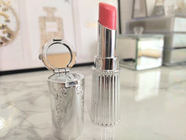 【中古】JILL STUART ジルスチュアート リップブロッサム 34 pure cherry 口紅 リップスティックミラー付き