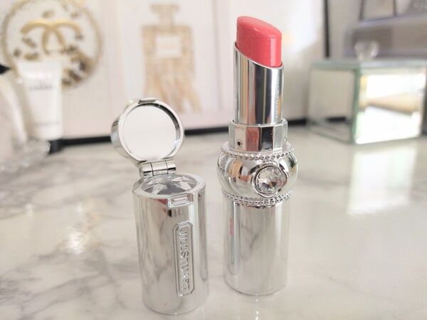 【中古】JILL STUART ジルスチュアート ルージュ リップブロッサム 123 バーガンディープリンセス 口紅 ミラー付き
